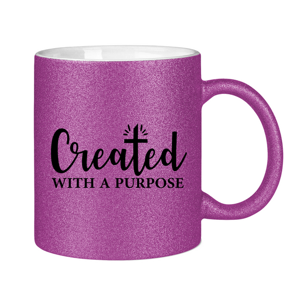 Glitzertasse created with a purpose