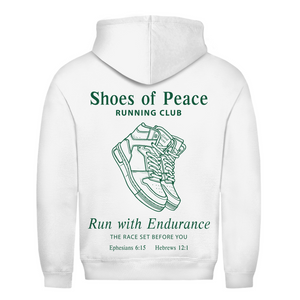 Herren Hoodie run with endurance hebrews 12:1