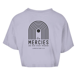 Damen Oversize Crop Top his marcies lamentations 3:23