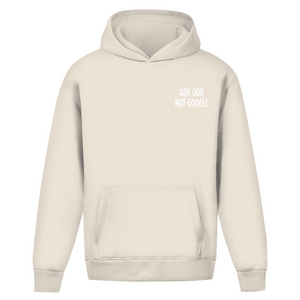 Oversize Hoodie Ohne Kordel ask god not google