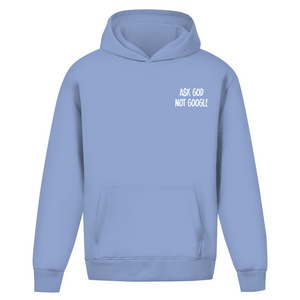 Oversize Hoodie Ohne Kordel ask god not google