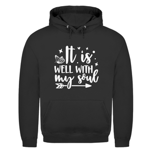 Herren Hoodie it is well with my soul