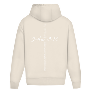 Oversize Hoodie Ohne Kordel for god so loved the world john 3:16