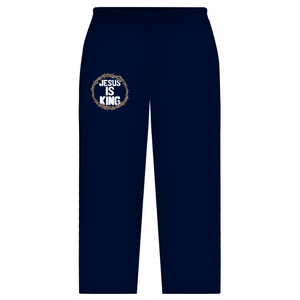 Oversize Sweatpants jesus is king dornenkrone