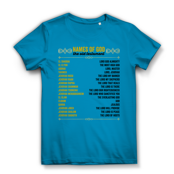 Damen  Bio T-Shirt names of god