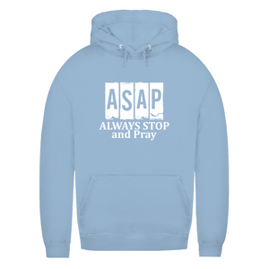 Damen Hoodie always stop and pray