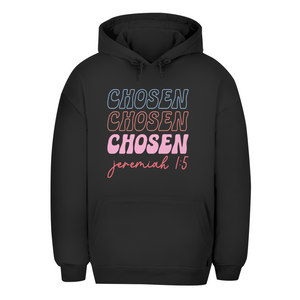 Unisex Oversize Hoodie chosen jeremiah 1:5