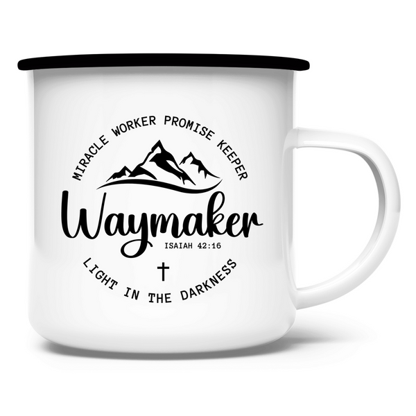 Emaille Tasse waymaker isaiah 42:16