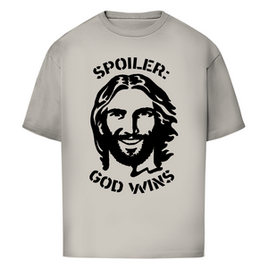 Oversize T-Shirt spoiler god wins
