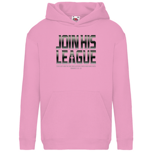 Kinder Hoodie Join his league romans 3:25-26