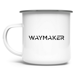 Emaille Tasse waymaker