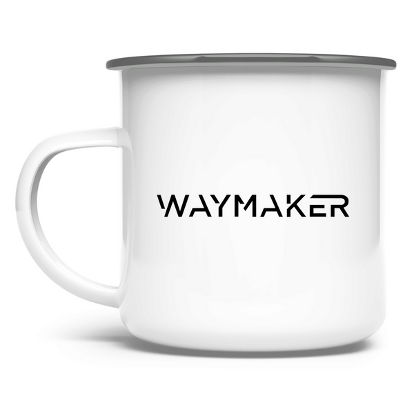 Emaille Tasse waymaker