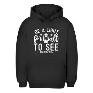 Unisex Oversize Hoodie be a light for all to see matthew 5:16