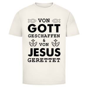 Herren T-Shirt von gott geschaffen