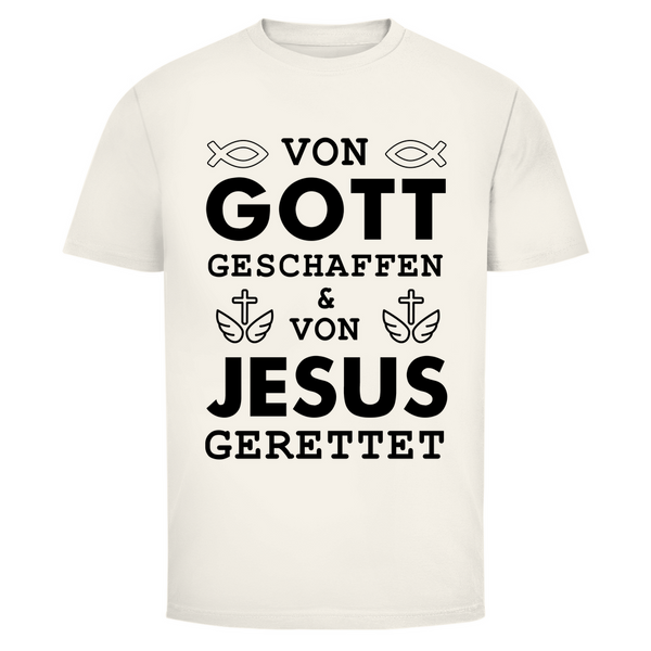 Herren T-Shirt von gott geschaffen