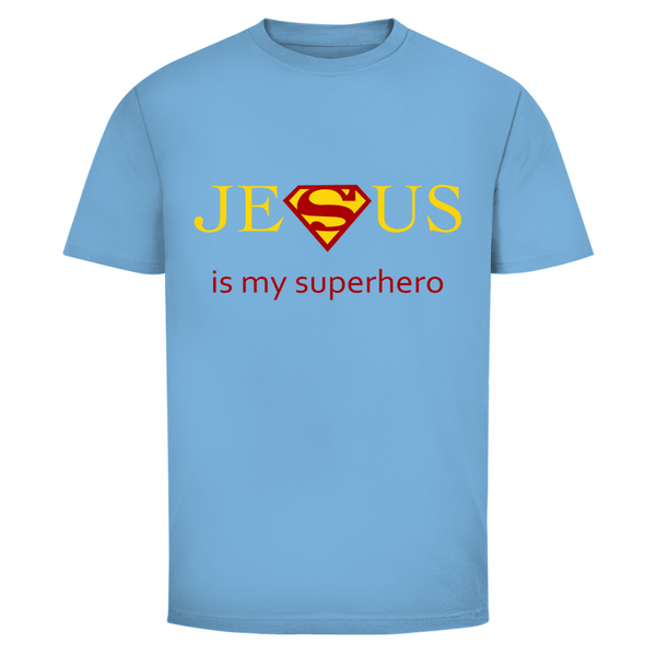 Herren T-Shirt jesus is my superhero