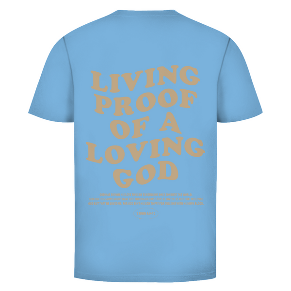 Herren T-Shirt a loving god 1 john 4:9-10