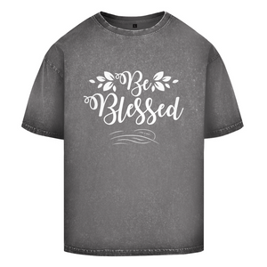 Oversize Washed T-Shirt be blessed