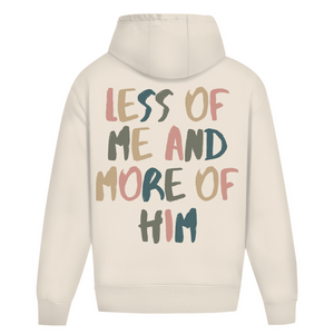 Oversize Hoodie Ohne Kordel less of me and more of him