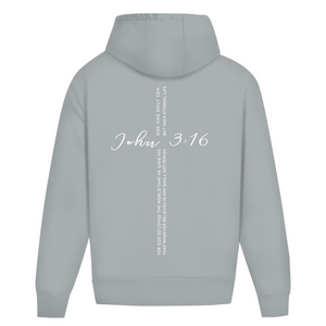 Oversize Hoodie Ohne Kordel for god so loved the world john 3:16