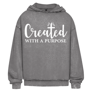 Oversize Washed Hoodie created with a purpose