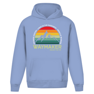 Oversize Hoodie Ohne Kordel waymaker isaiah 42:16