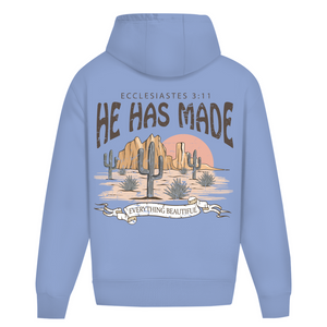 Oversize Hoodie Ohne Kordel everything beautiful ecclesiastes 3:11