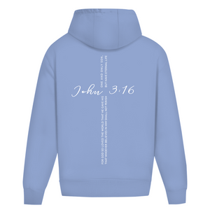 Oversize Hoodie Ohne Kordel for god so loved the world john 3:16
