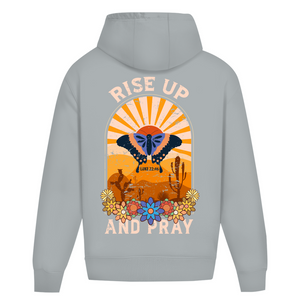 Oversize Hoodie Ohne Kordel rise up and pray