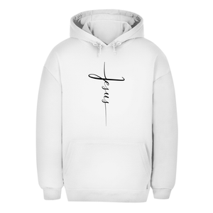 Unisex Oversize Hoodie jesus kreuz