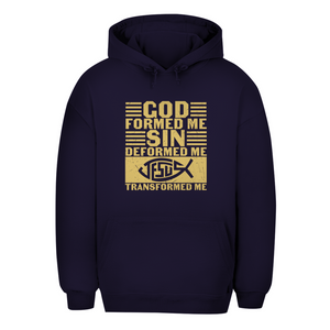 Unisex Oversize Hoodie god formed me