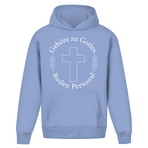Oversize Hoodie Ohne Kordel gehöre zu gottes boden personal