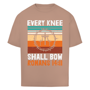 Oversize T-Shirt every knee shall bow romans 14:11