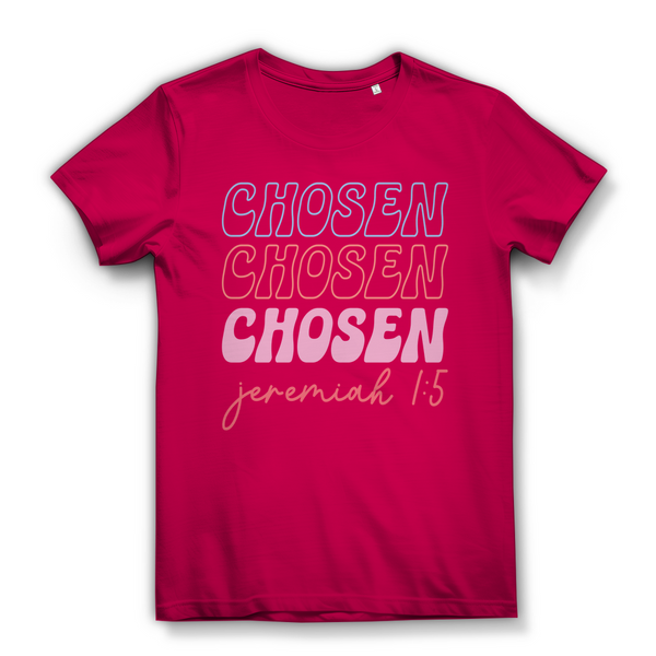 Damen Bio T-Shirt chosen jeremiah 1:5