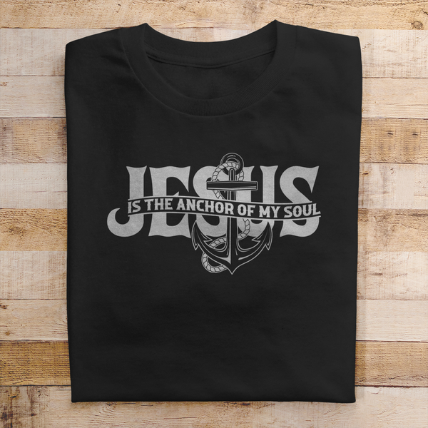 Herren T-Shirt jesus the anchor of my soul