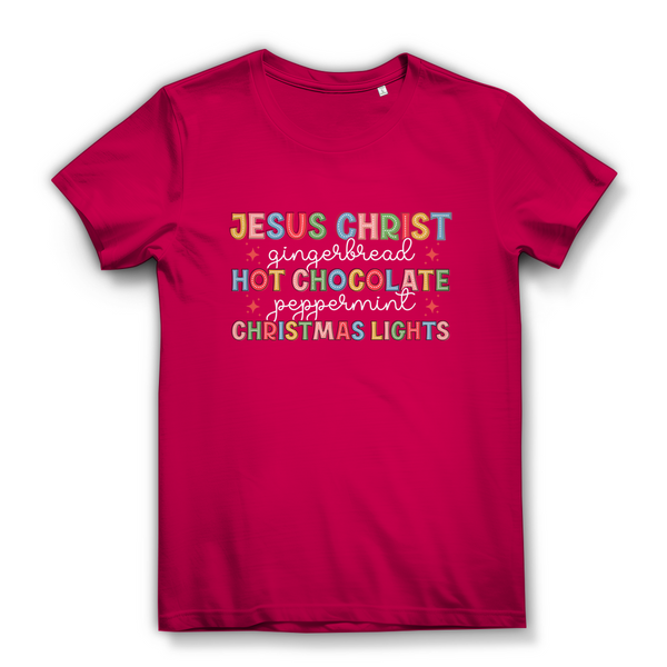 Damen  Bio T-Shirt jesus christ gingerbread