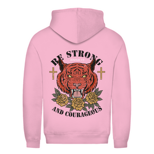 Damen Hoodie be strong and courageous joshua 1:9