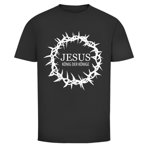 Herren T-Shirt jesus könig der könige dornenkrone