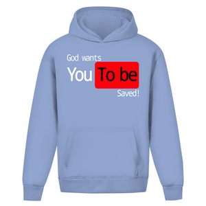 Oversize Hoodie Ohne Kordel god wants you to be saved