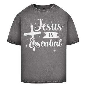 Oversize Washed T-Shirt jesus is essential