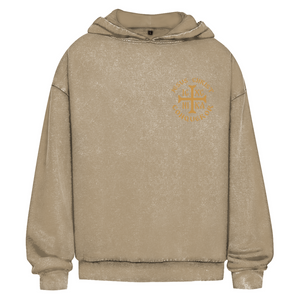 Oversize Washed Hoodie ICXC NIKA orthodox griechisch