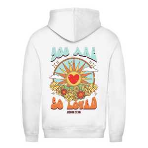 Damen Hoodie you are so loved john 3:16