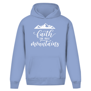 Oversize Hoodie Ohne Kordel faith can move mountains