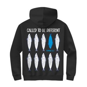 Herren Zipper Hoodie called to be different romans 12:2