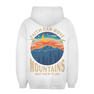 Unisex Oversize Hoodie faith can move mountains matthew 17:20