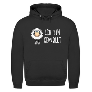Herren Hoodie ich bin gewollt