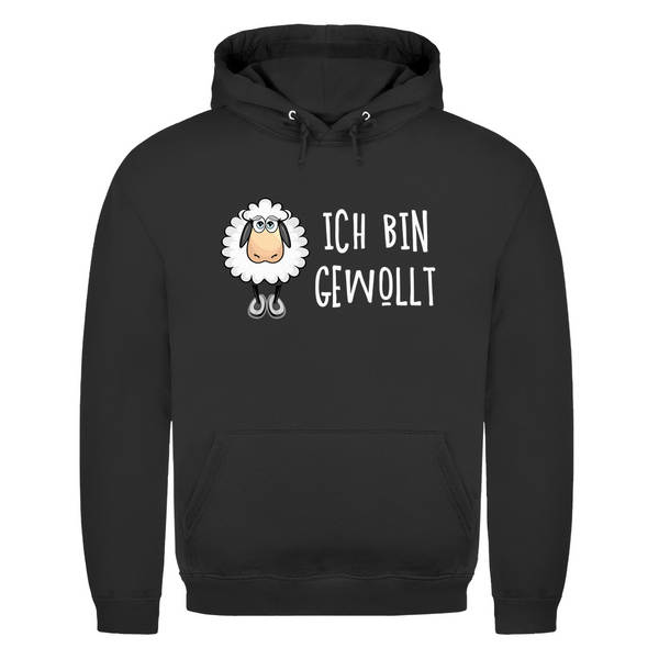 Herren Hoodie ich bin gewollt