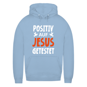 Damen Hoodie positiv auf jesus getestet