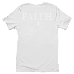 Damen T-Shirt faith minimalistisch matthew 17:20