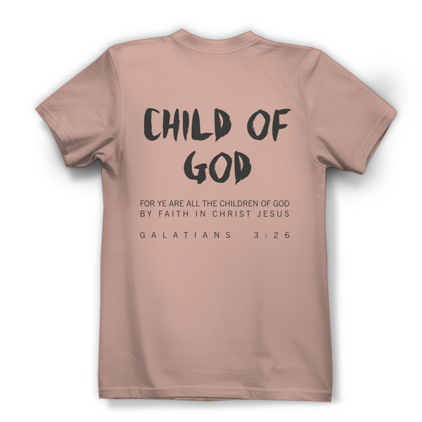 Damen Bio T-Shirt child of god galatians 3:26